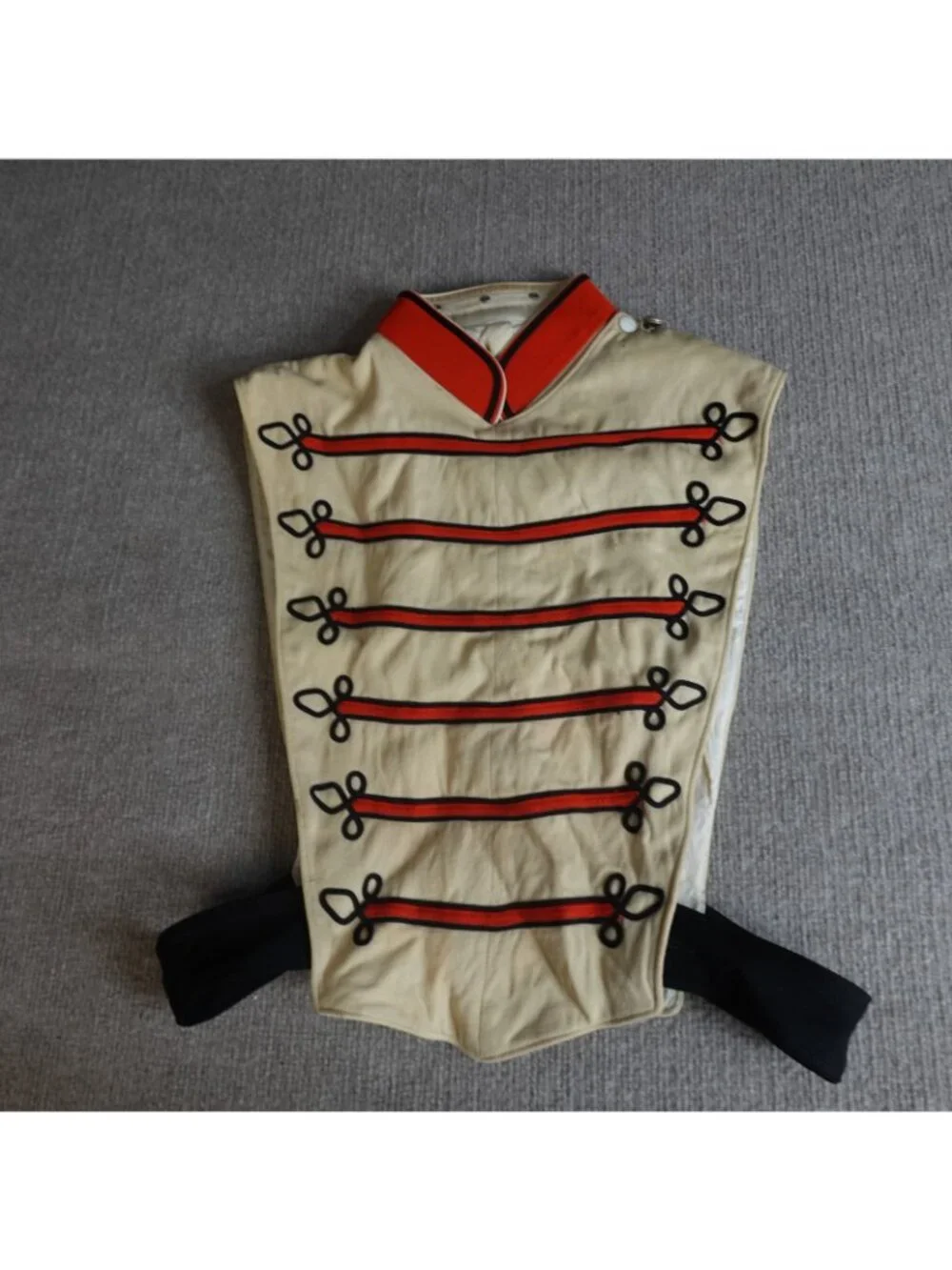 Marching Band Vest  XS Beige Dunbar Vintage Ostwald 70s